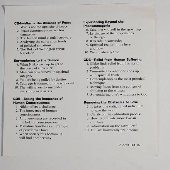 DR. DAVID HAWKINS The Highest Level of Enlightenment [CD, Set] - Picture 3 of 10